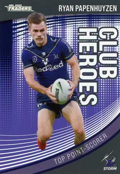 2022 NRL Traders - Club Heroes Parallel #CHP14 Ryan Papenhuyzen Front